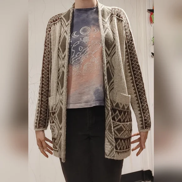 Lucky Brand EUC S boho cardigan with pockets - Picture 7 of 7